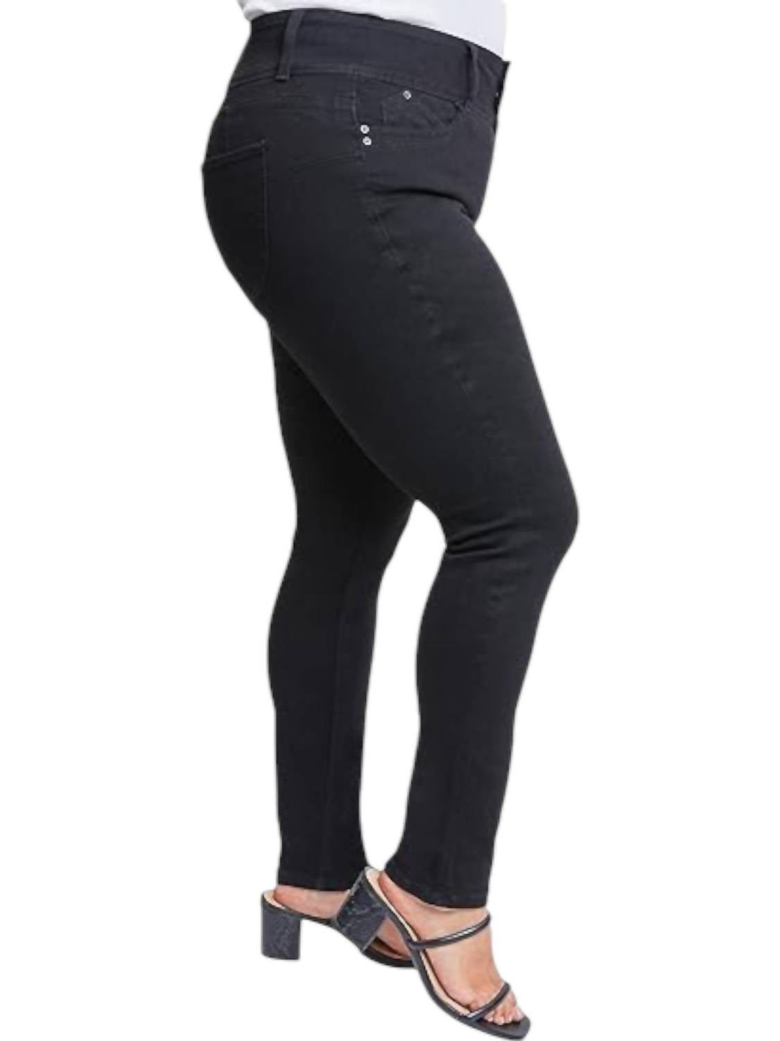 Ymi - 3 Button Signature Slim Skinny Jeans - Plus