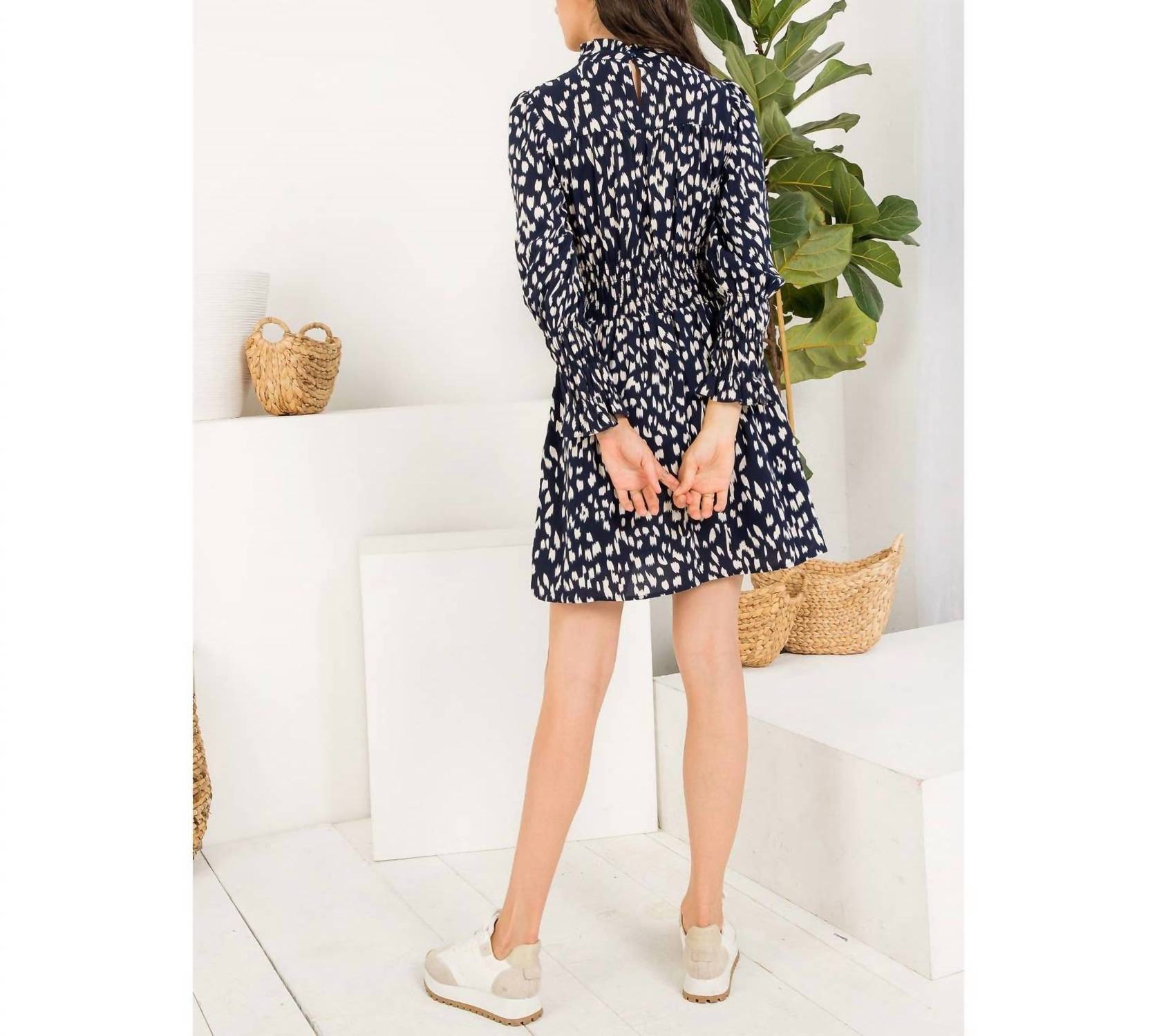 Thml - Print Smocked Waist Dress
