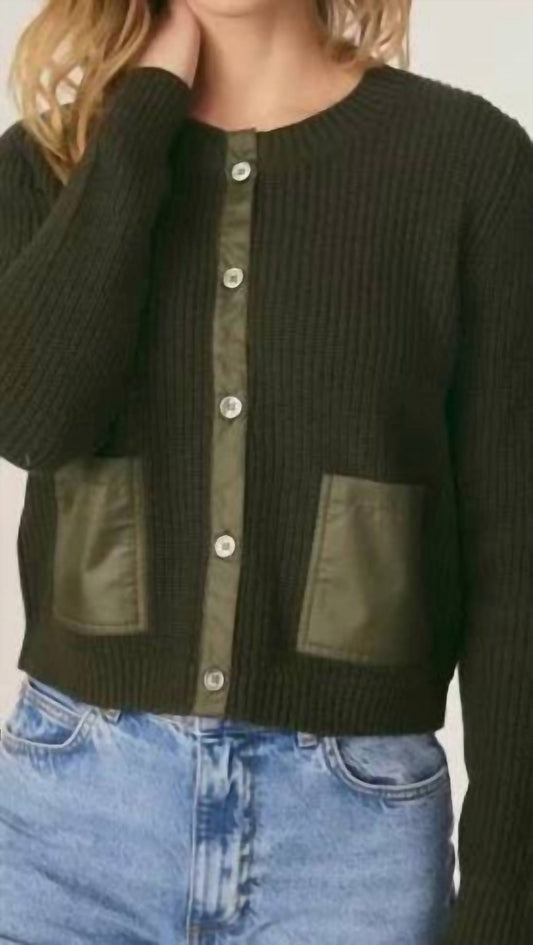 J. Society - Nylon Pocket Cardigan