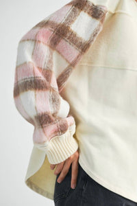 Amie & Co - REBECCA PLAID PULLOVER