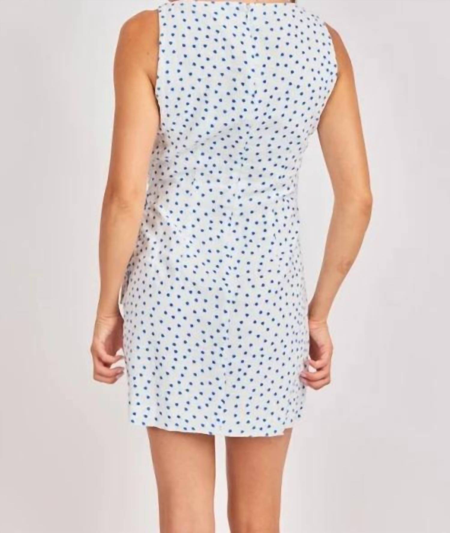 Sadie & Sage - Tidepool Wrap Over Mini Dress