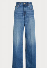 Haikure Bonnie Straight Leg Jean in real blue - women's jeans - view 4