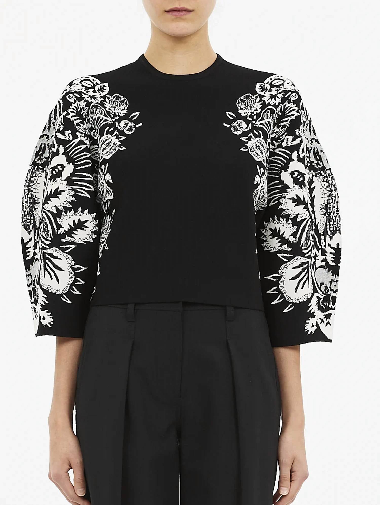 Ulla Johnson - Alara 3/4 Jacquard Pullover Sweater