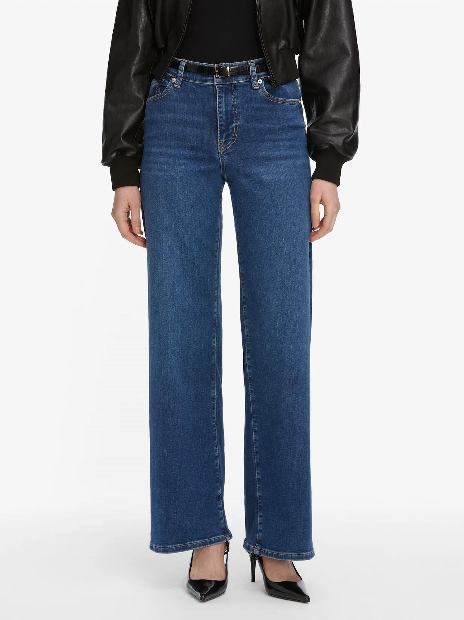 FRAME Low Rise Le Slim Palazzo Jean in femma - women's jeans