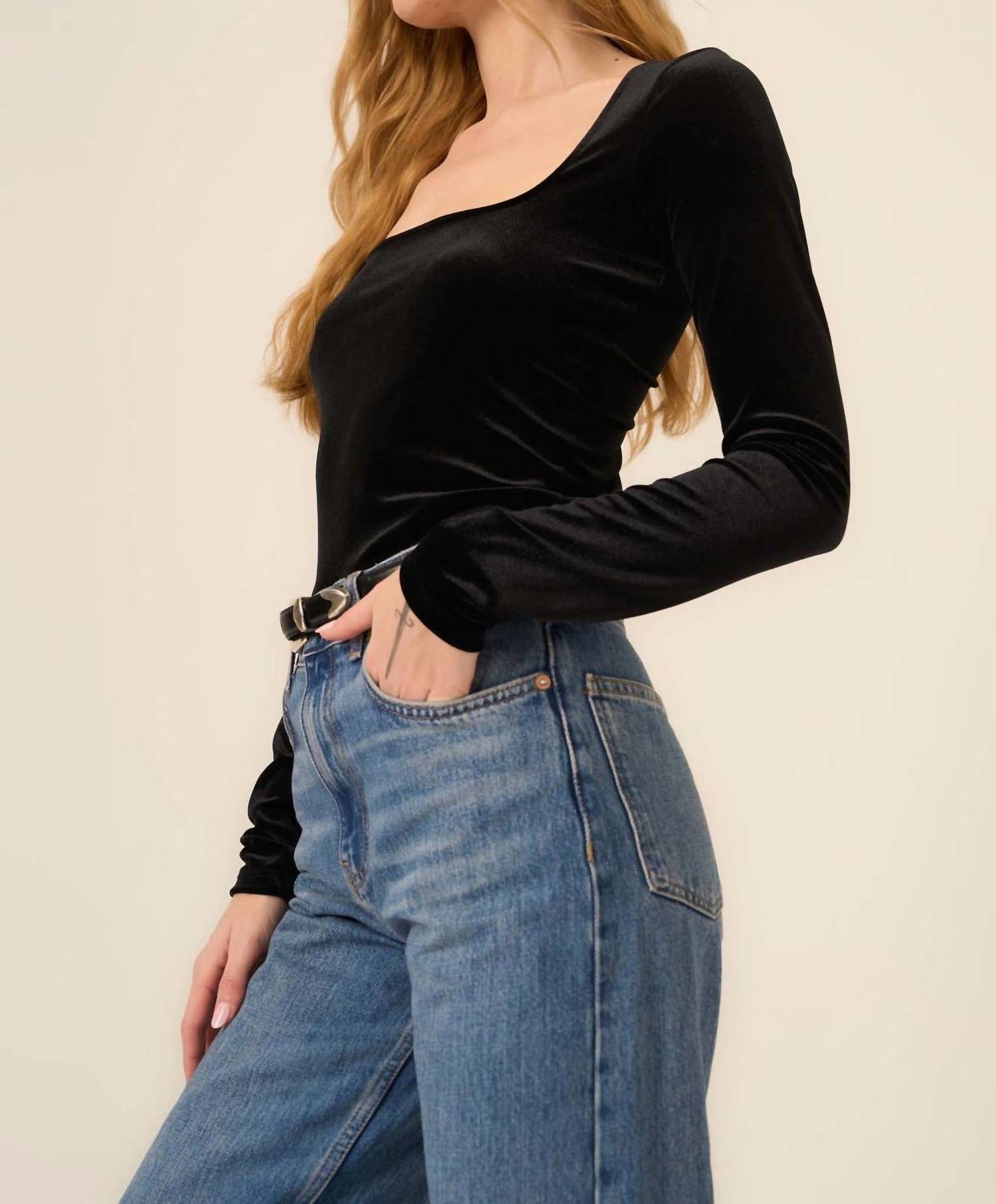 Project Social T - Dream Come True Square Velvet Longsleeves
