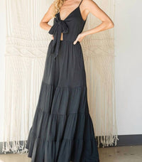 Bucketlist - Brinley Tie Front Jumpsuit