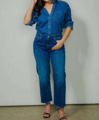 Shop Kmj - Quarantina Button Down Top