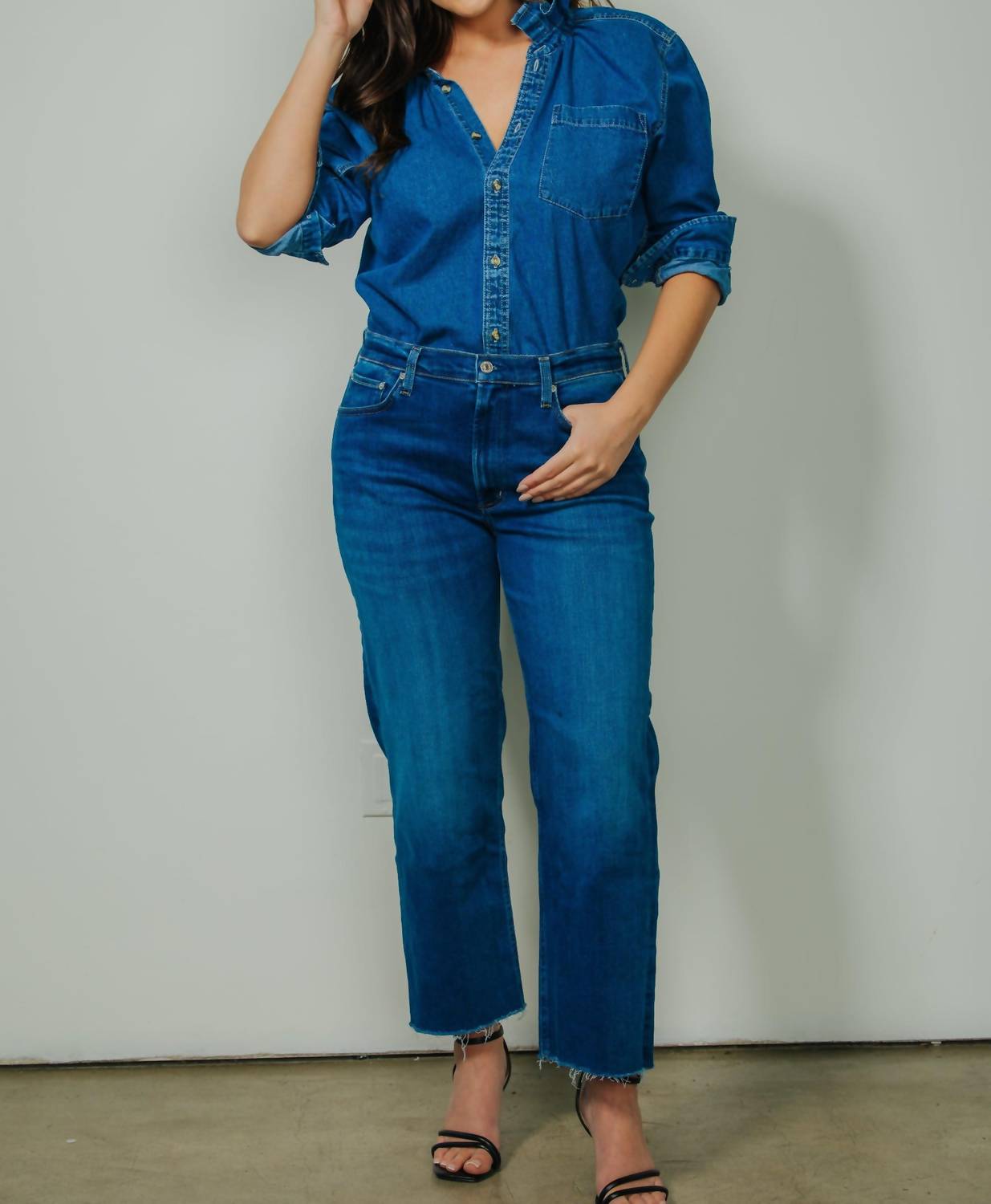 Shop Kmj - Quarantina Button Down Top