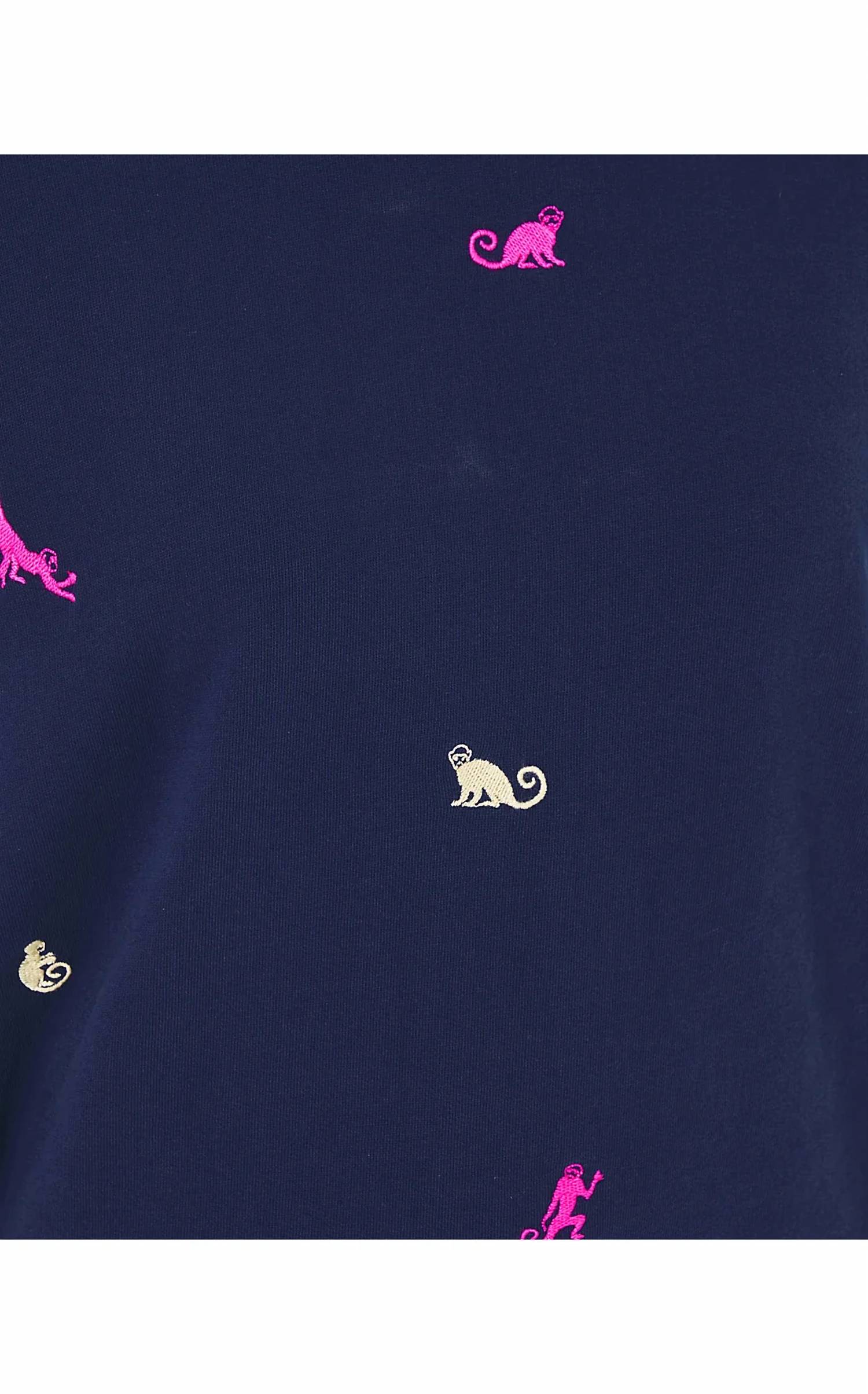 Lilly Pulitzer - Monkey Half Drop Ballad Sweatshirt