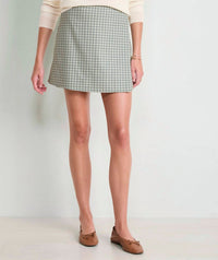 vineyard vines Meg Mini Skirt in quinn plaid balsam - women's skirt