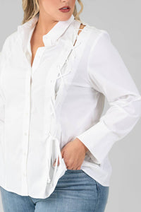 Finley - Naomi Lace Up Top