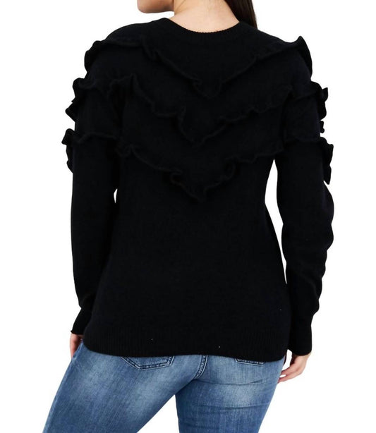 Aqua - Crewneck Knitted Cashmere Sweater