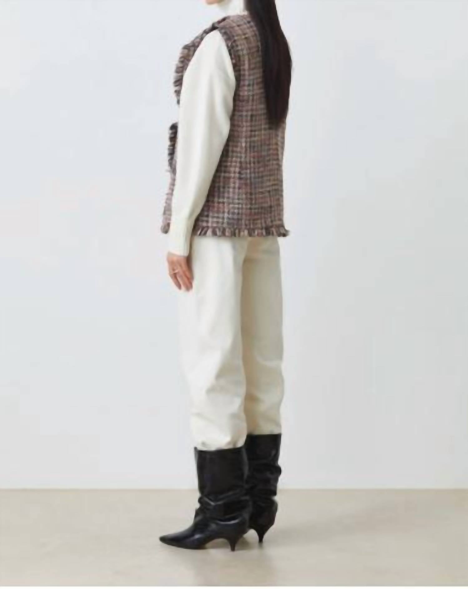 Suncoo Divy Vest in rouge - women's jacket - alternate view