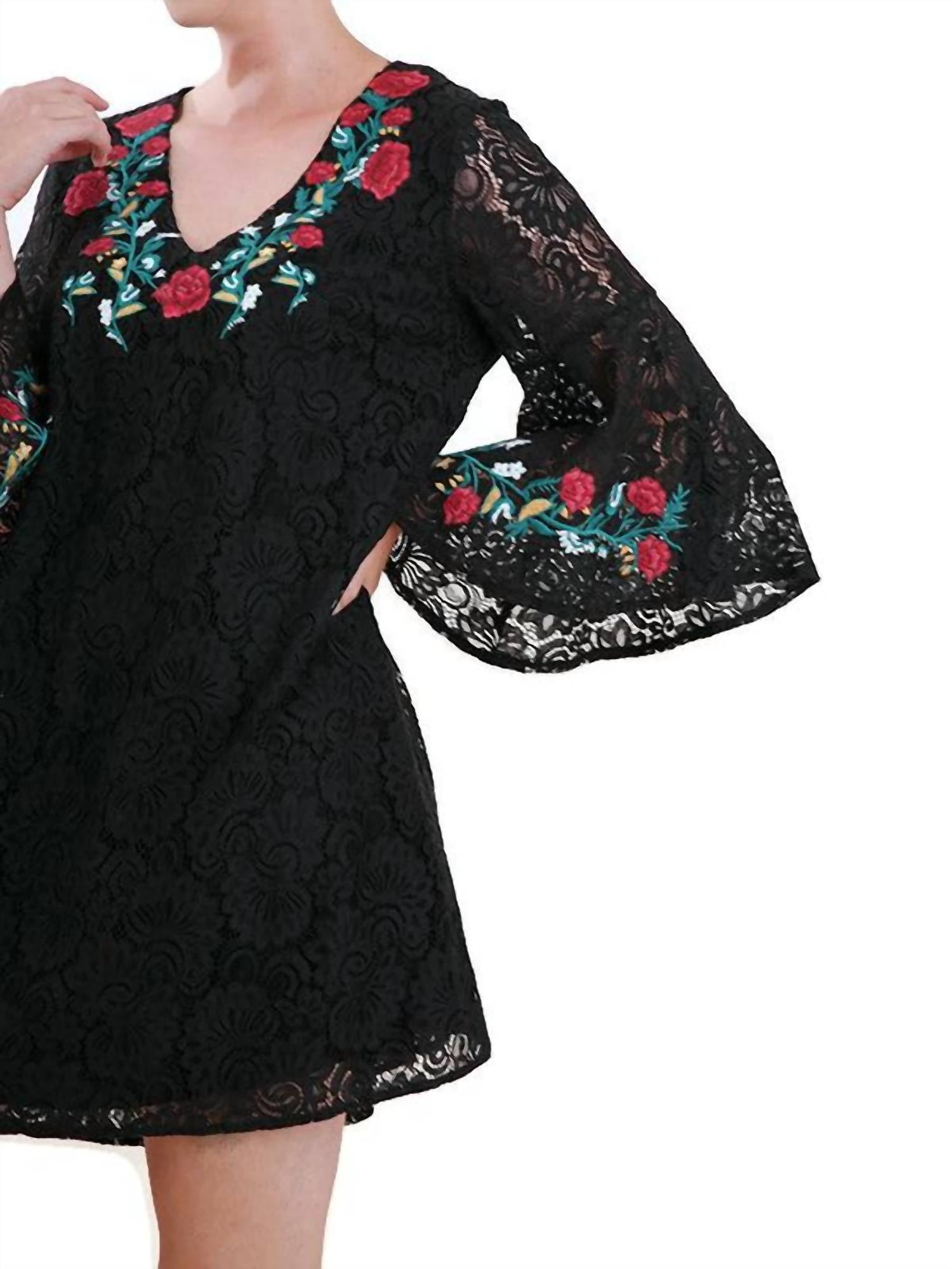 umgee Dance The Night Away Dress in black - women's dress - view 5