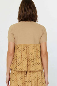 Current Air - Women's Woven Eyelet Blouse