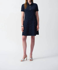 Joseph Ribkoff - A-line Textured Dress