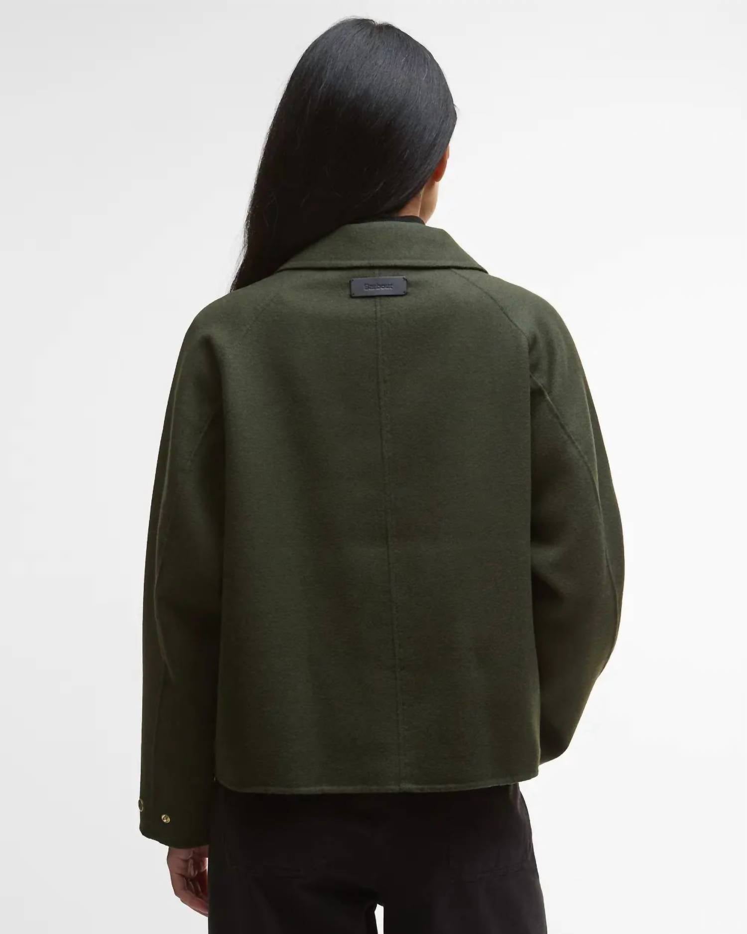 Barbour - Leonie Cropped Wool Blend Overshirt