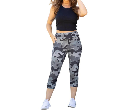 Julia Rose - Ace Capri Leggings With Pockets