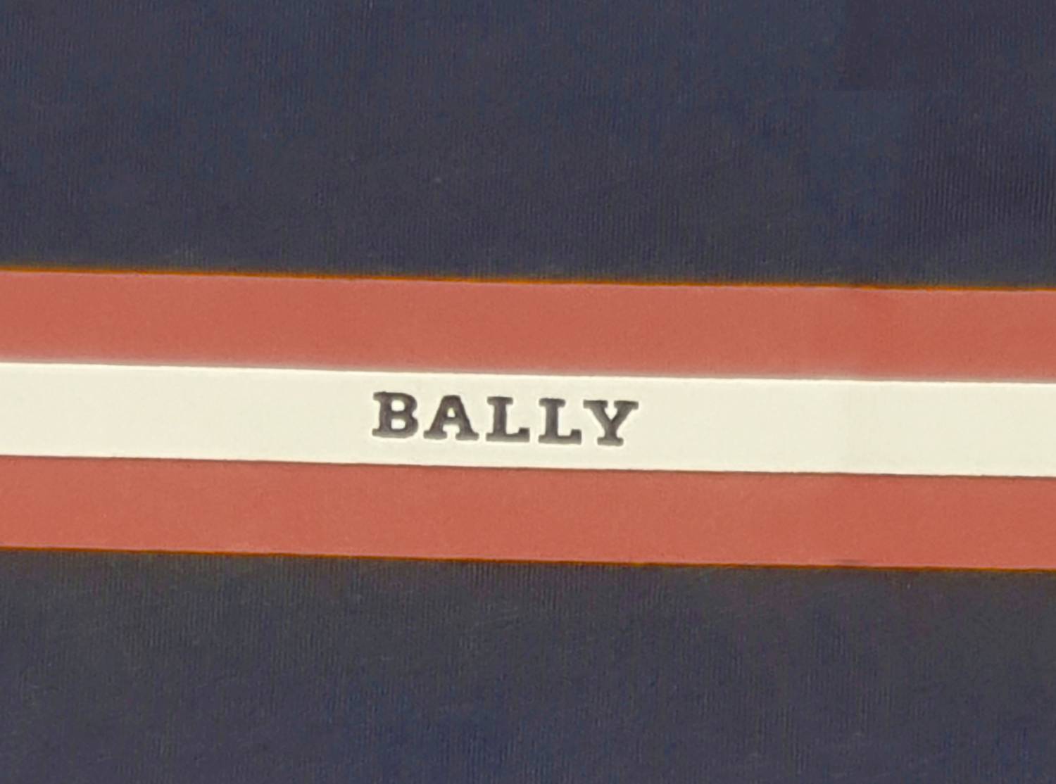Bally - Men's Short Sleeve Striped Logo T-shirt