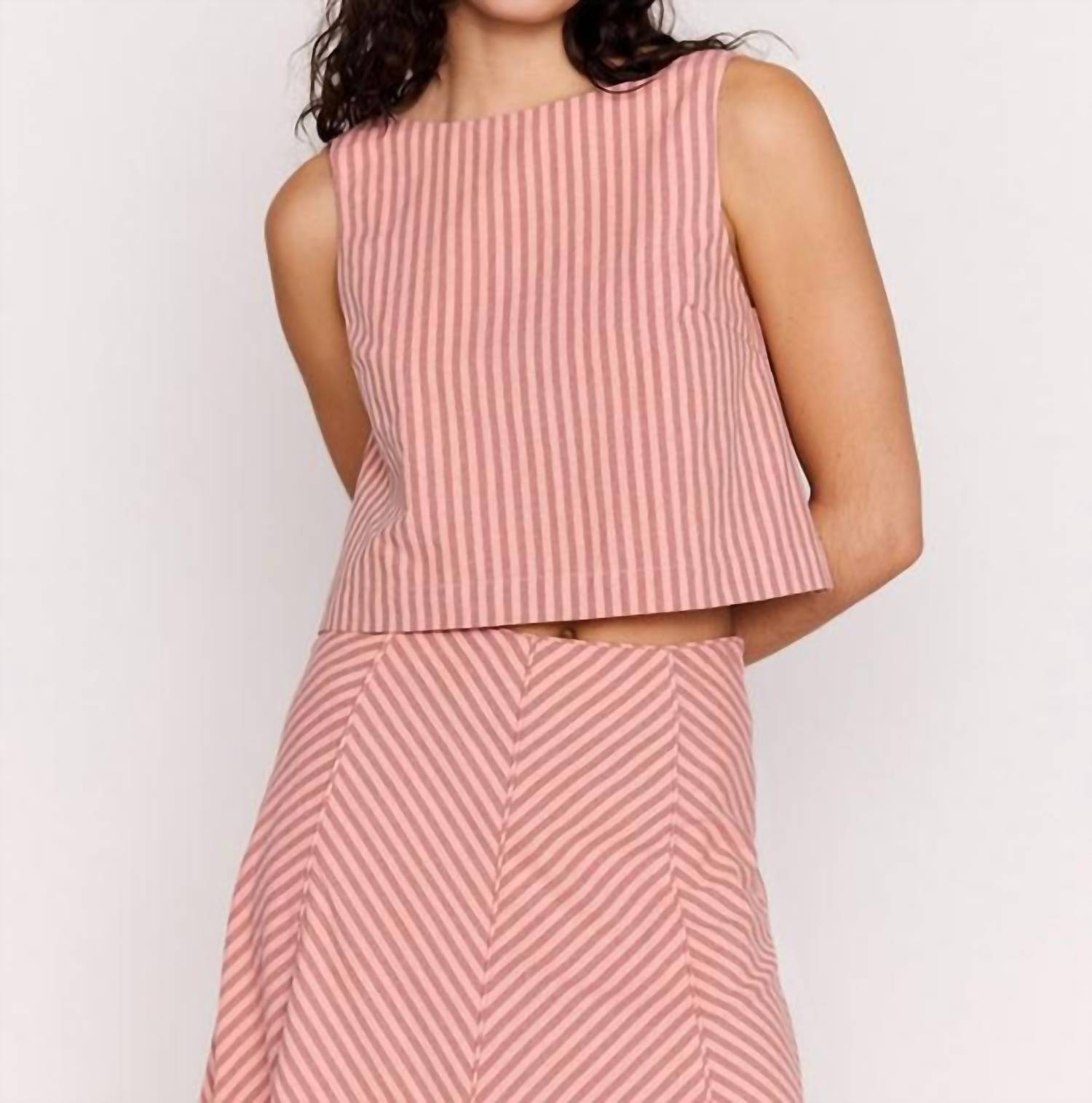 MINKPINK Paloma Low Back Top in pink - women's blouse