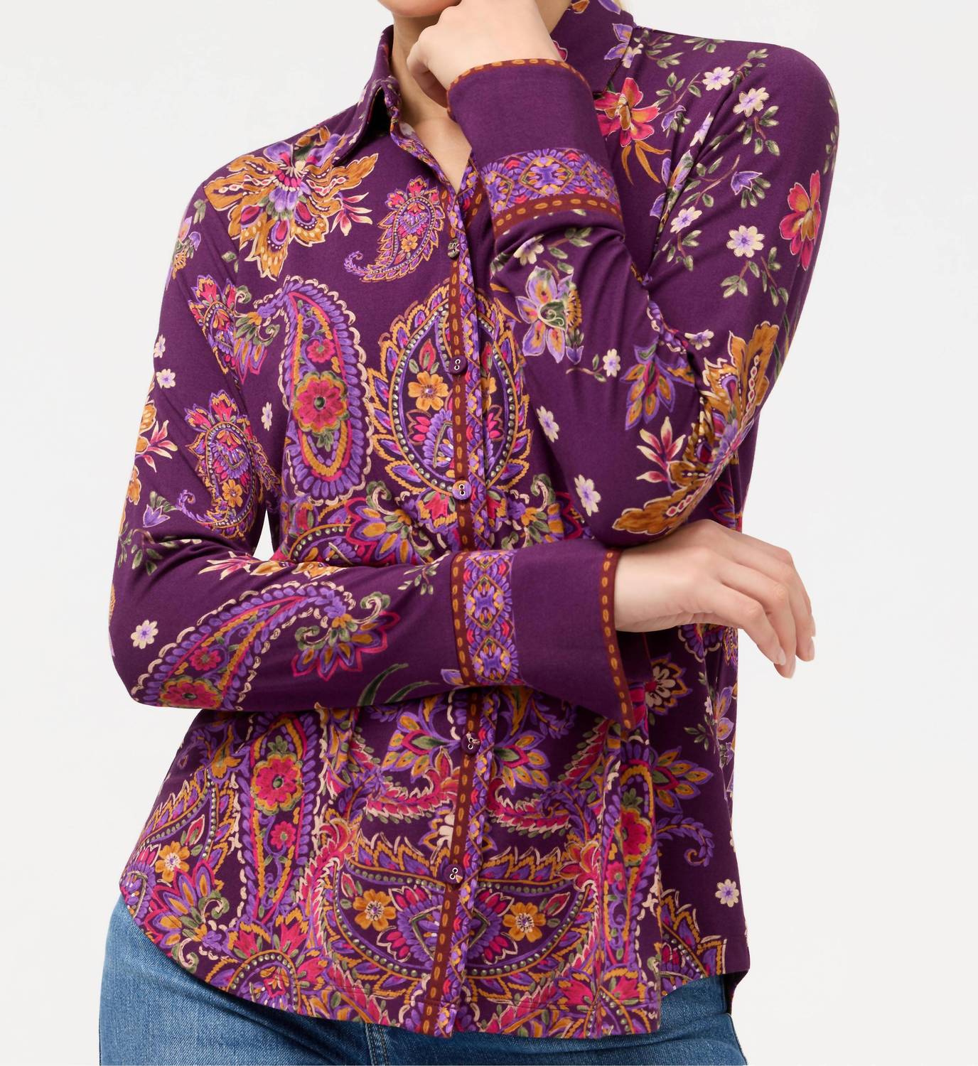 Johnny Was - JANIE FAVORITE BUTTON FRONT SHIRT