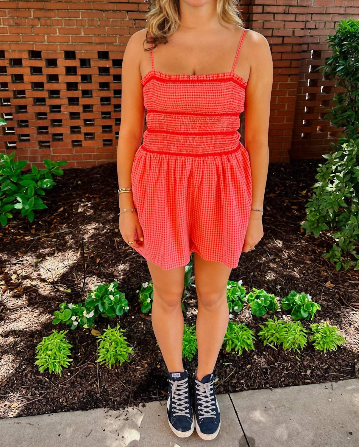 Lilbelle By Lilbelle - Harbour Gingham Romper