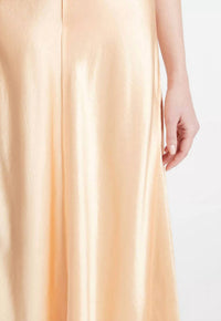 Vince - Raw Edge Panelled Slip Skirt