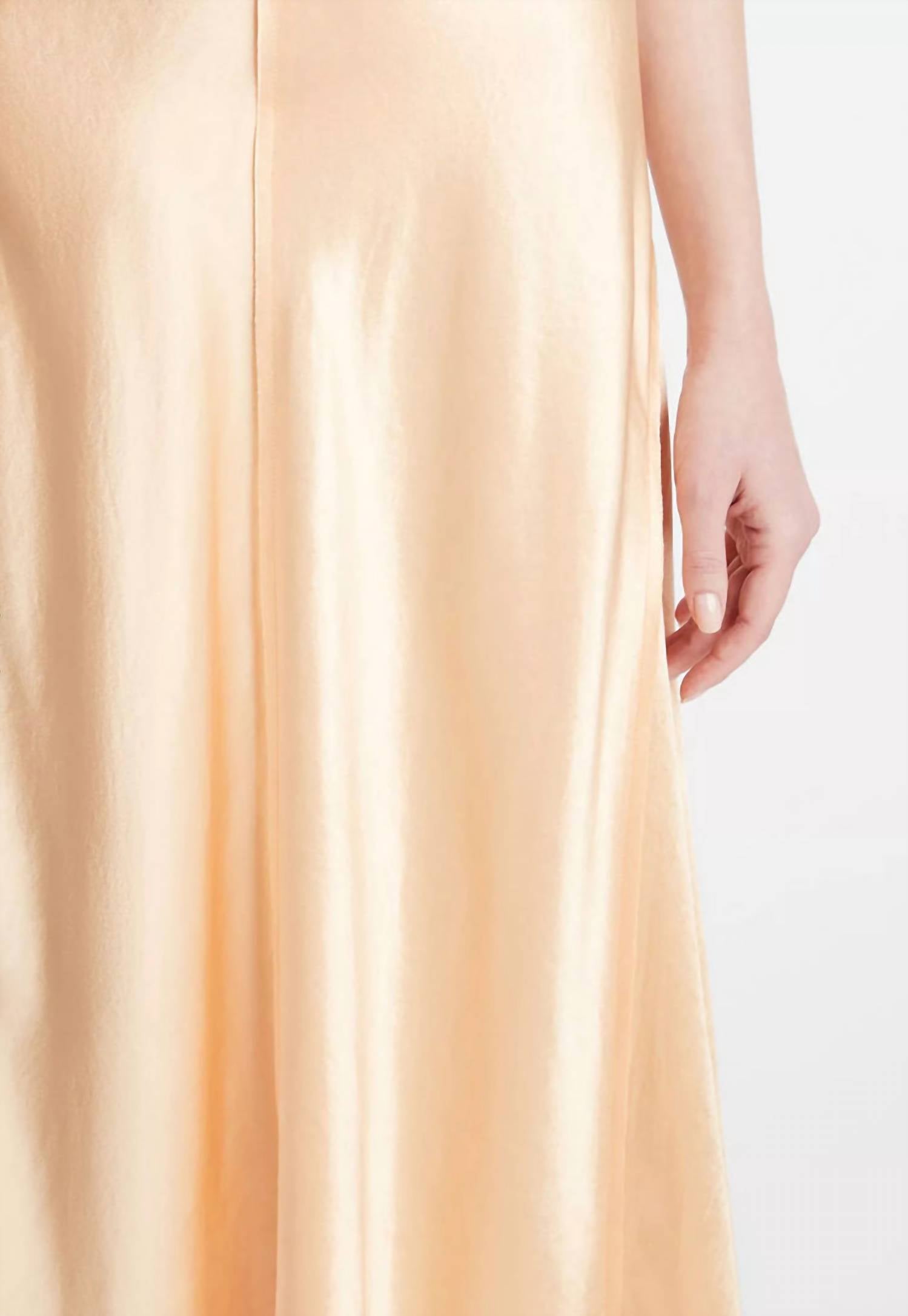 Vince - Raw Edge Panelled Slip Skirt