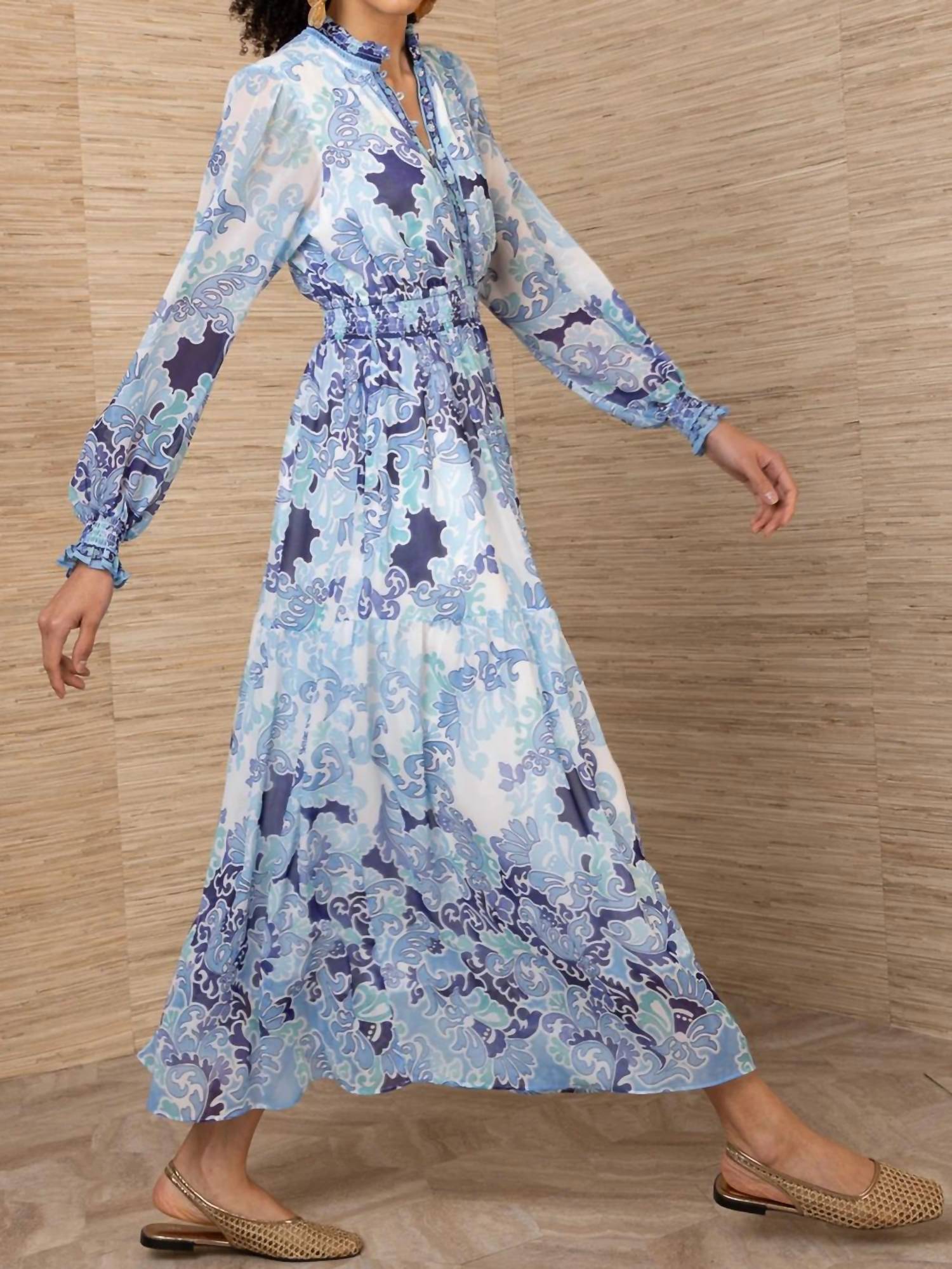 Hale Bob - Bertille Chiffon Maxi Dress