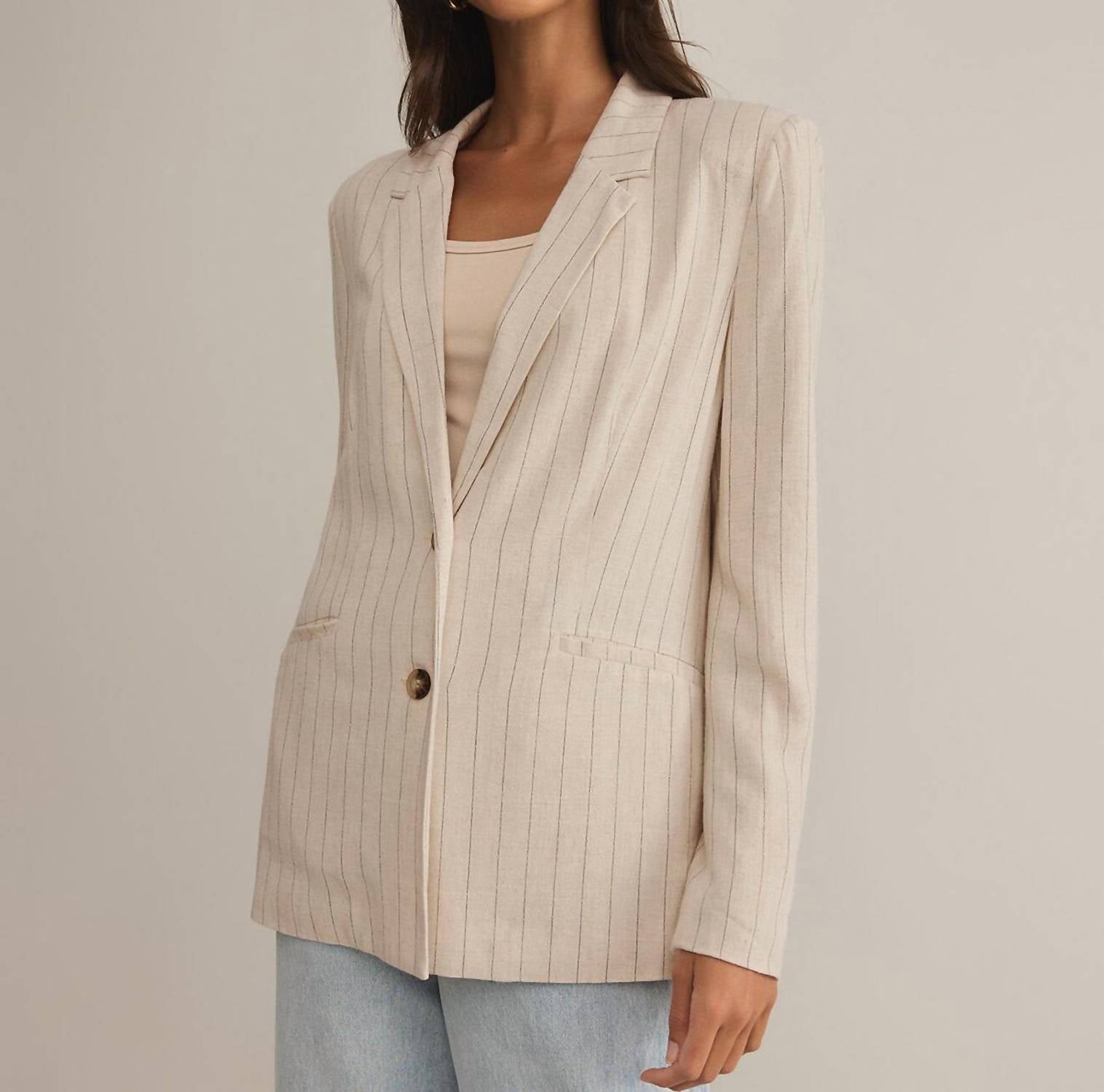 Z Supply - Livingston Pinstripe Blazer
