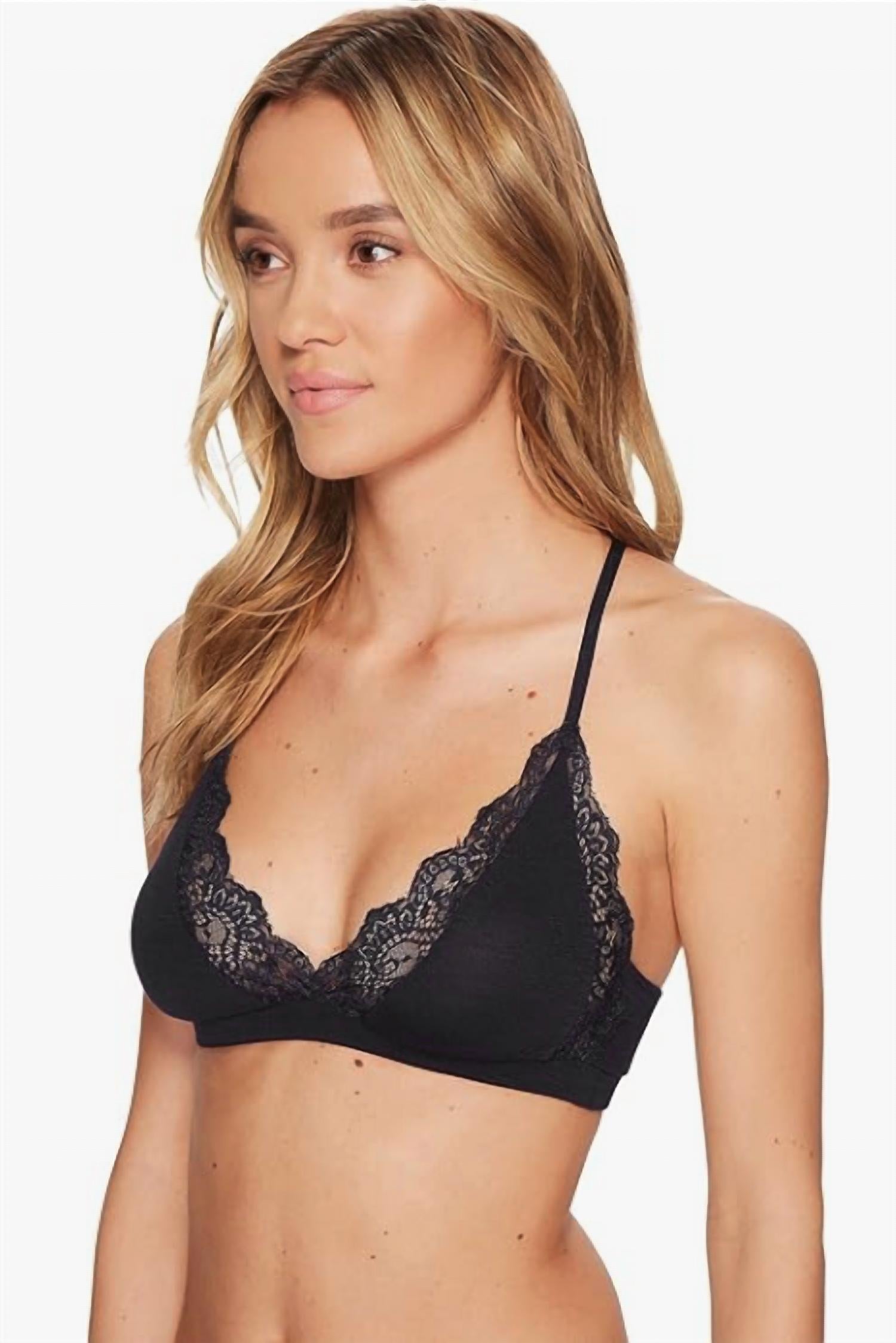 Only Hearts - So Fine Lace Triangle Halter Bralette