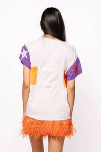 Queen Of Sparkles - Clemson Vintage Stadium Star Tee