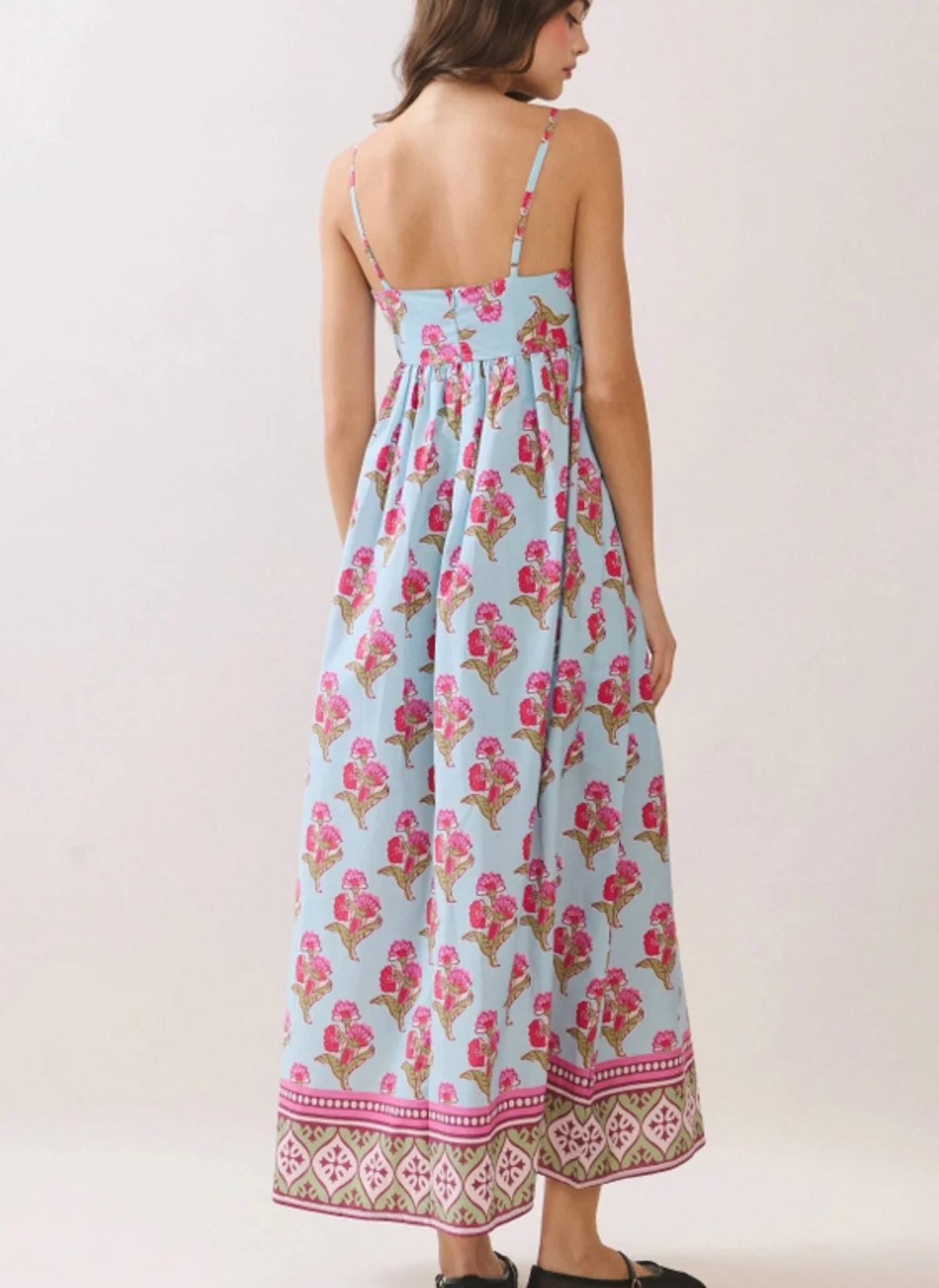 Tcec - Palm Blossom Maxi Dress