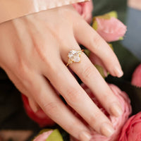 Starlette Women's Be The Belle Ring in gold - women's jewelry - alternate view