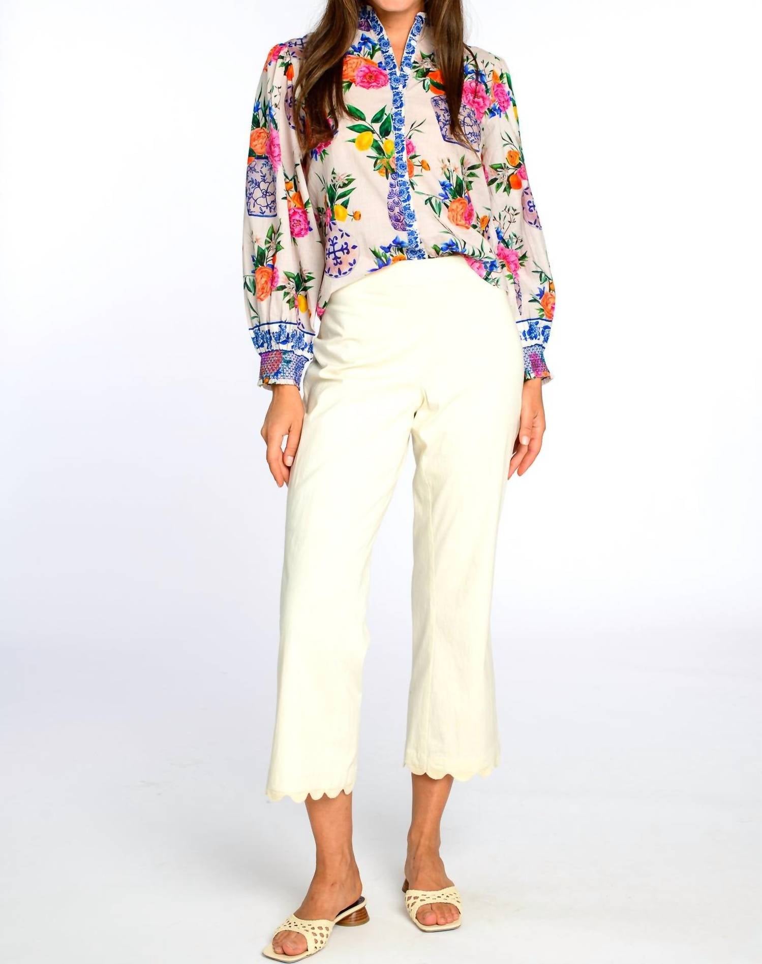 Elizabeth And James - Emily Printed Top