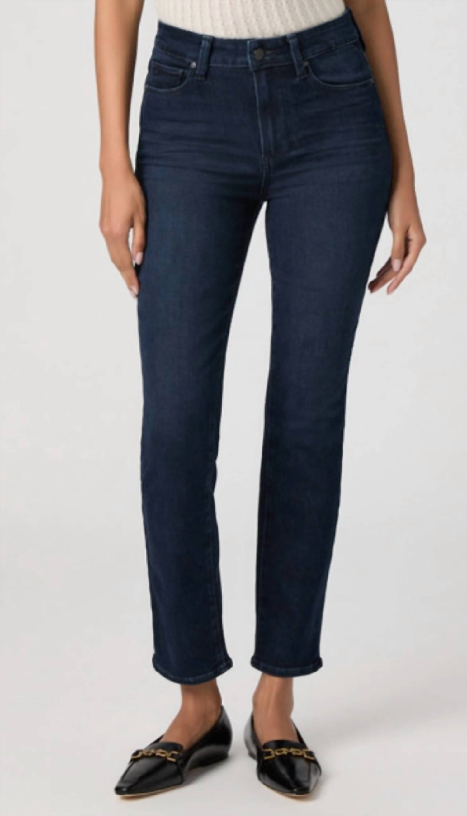 Paige - Gemma Reversed Seamed Beltloops Jeans