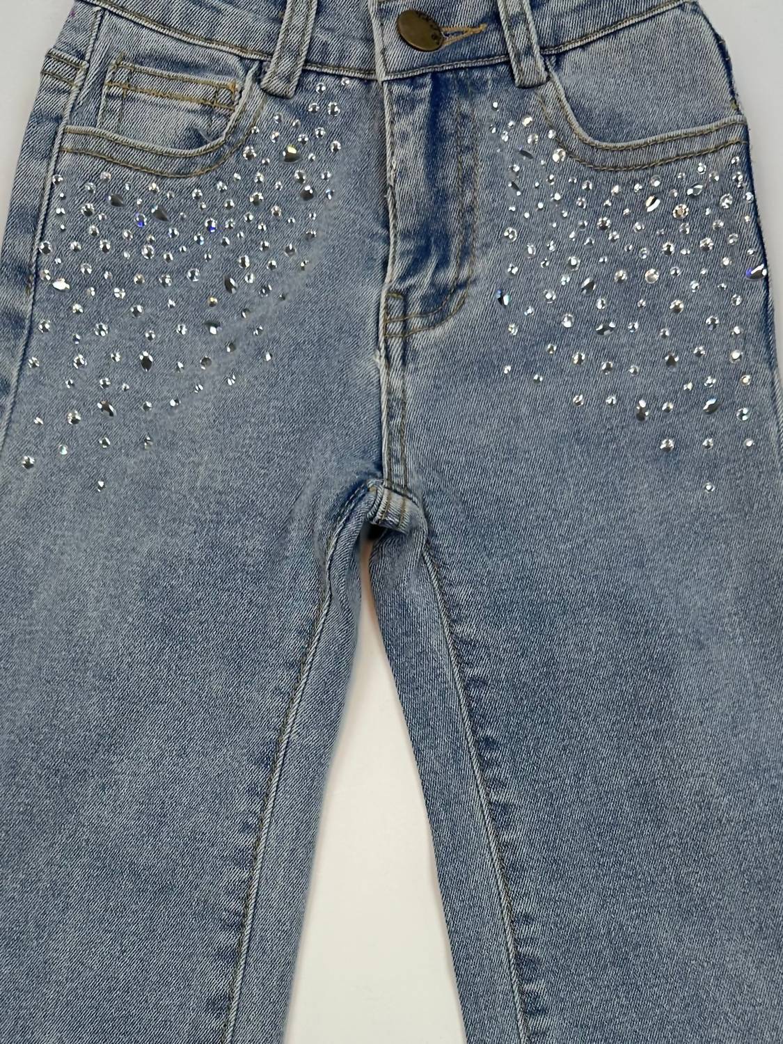 Ml Kids - Kid's Rhinestone Jeans