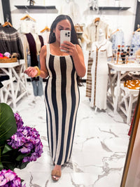 Able - Women's Straightforward Stripe Maxi Dress