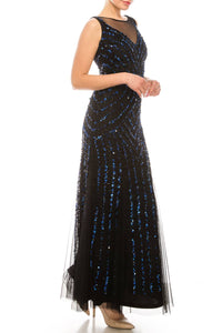 Aidan Mattox - Sleeveless Embellished Evening Dress