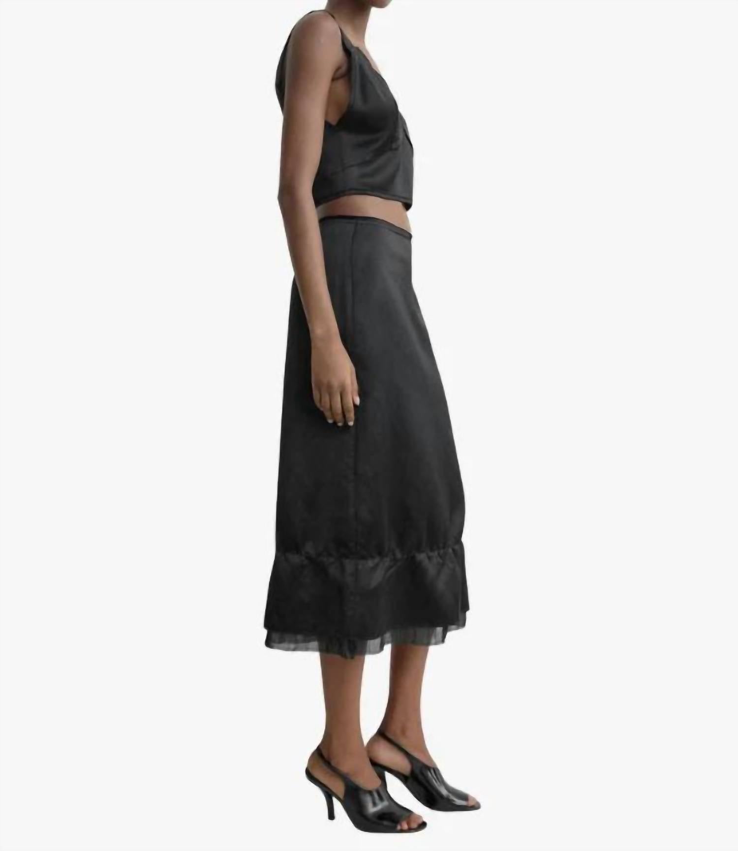 Toteme - Cropped Satin Camisole