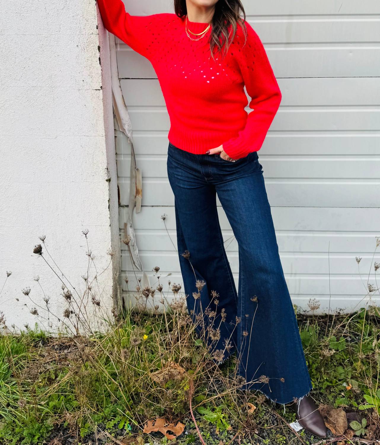 Sanctuary - Femme Openwork Sweater