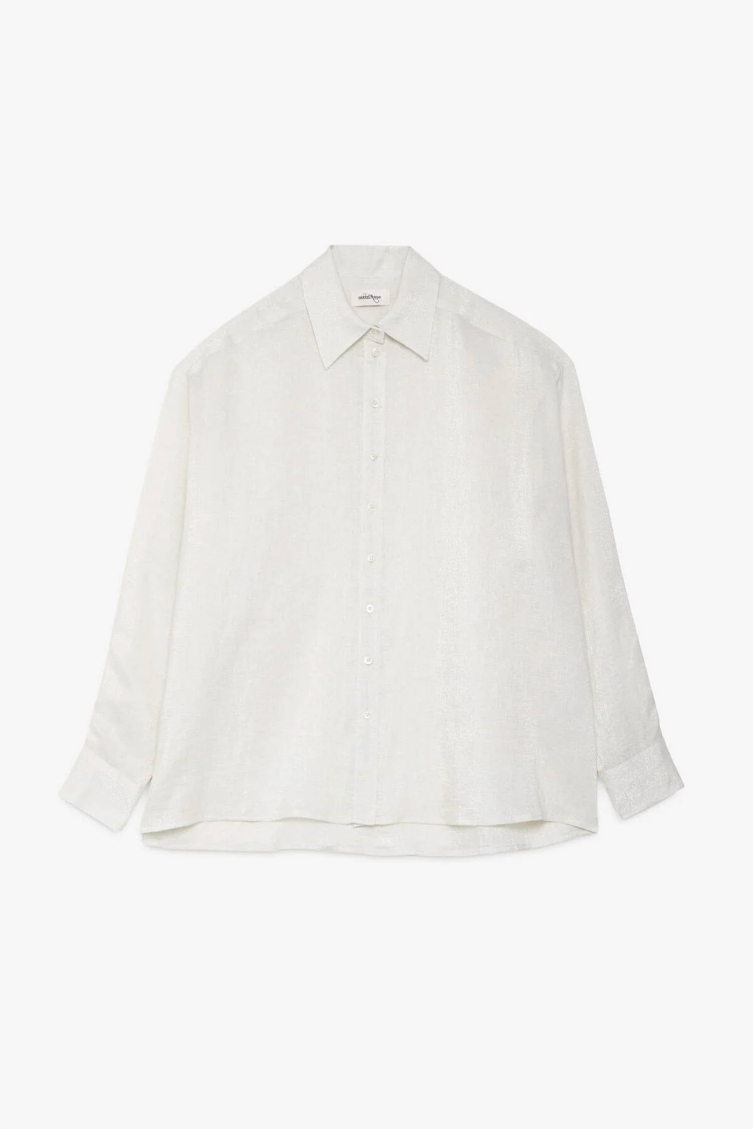 Ottod'Ame - Oversized Linen Lurex Top