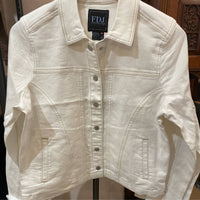 Fdj - Women's Cropped Snap Closure Jacket