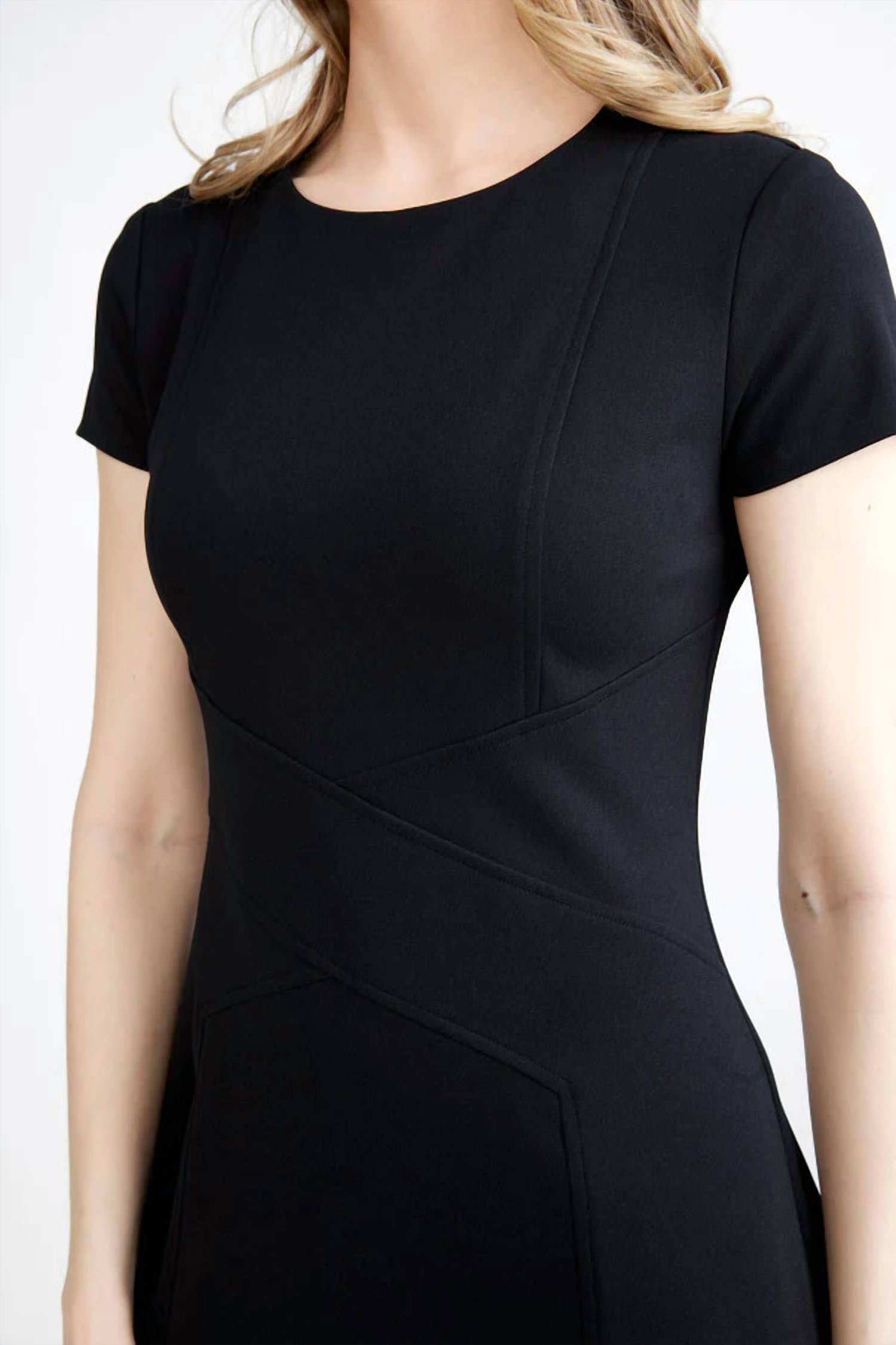 Joseph Ribkoff - Short Sleeve Fit & Flare Dress