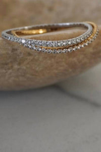 Chansuttpearls - Women's Stretchy Tennis Bracelet