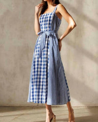 Storia - Charlotte Gingham Midi Dress