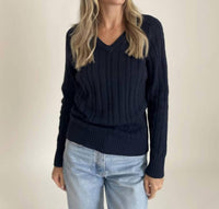 Six/Fifty - Charlie Cable Knit Sweater