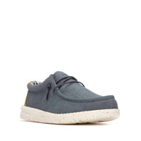 Xti Men's Comfort Boat Shoes in navy - men's shoe - detail view