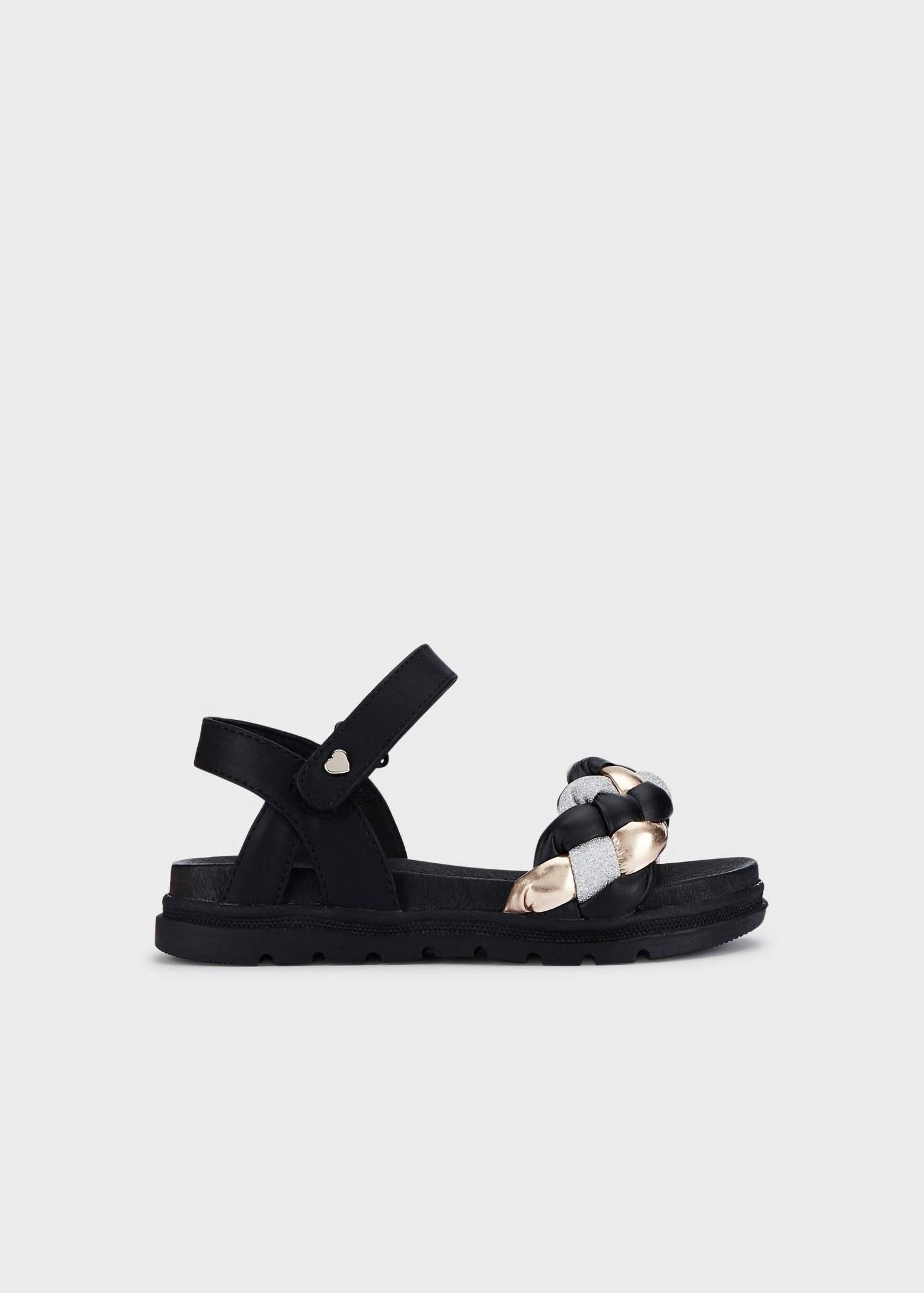 Mayoral - Girls' Puffy Braid Sandal