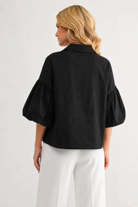 Joh - Julette Stretch Cotton Poplin Top